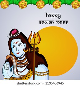 Illustration of background for the occasion of hindu religion festival Swan mass background