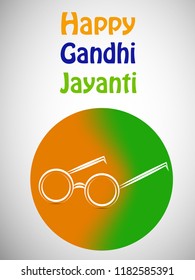 Illustration of background for the Occasion of Indian festival Gandhi Jayanti