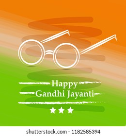 Illustration of background for the Occasion of Indian festival Gandhi Jayanti