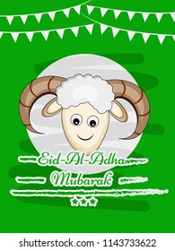 Illustration of background for the occasion of Muslim festival Eid-al-adha 
