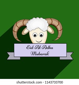 Illustration of background for the occasion of Muslim festival Eid-al-adha 
