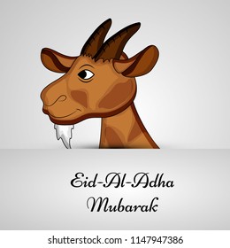 Illustration of background for the occasion of Muslim festival Eid-al-adha 
