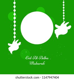 Illustration of background for the occasion of Muslim festival Eid-al-adha 
