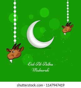 Illustration of background for the occasion of Muslim festival Eid-al-adha 
