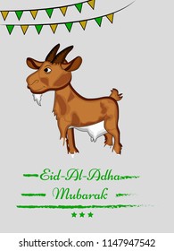Illustration of background for the occasion of Muslim festival Eid-al-adha 
