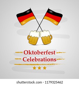 Illustration of background for  Oktoberfest