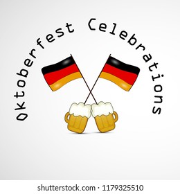 Illustration of background for  Oktoberfest