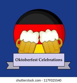 Illustration of background for  Oktoberfest