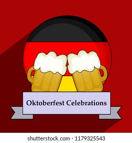 Illustration of background for  Oktoberfest