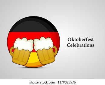 Illustration of background for  Oktoberfest