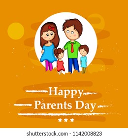 Illustration of background for Parents Day