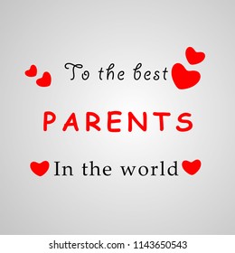 Illustration of background for Parents Day