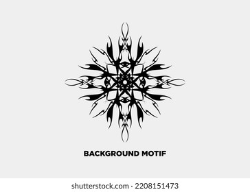 ILLUSTRATION OF BACKGROUND PATTERN PATTERN OF BEAUTIFUL SYMETRIC MANDALA FLOWER