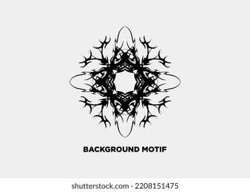 ILLUSTRATION OF BACKGROUND PATTERN PATTERN OF BEAUTIFUL SYMETRIC MANDALA FLOWER