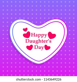 Illustration of background for Son's Daughter's Day