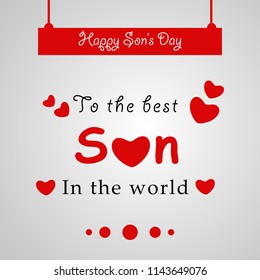 Illustration of background for Son's Day