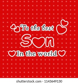 Illustration of background for Son's Day
