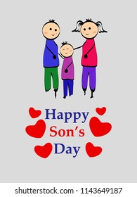 Illustration of background for Son's Day