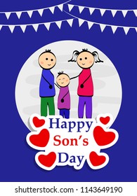 Illustration of background for Son's Day