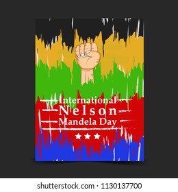 Illustration of background for South Africa Nelson Mandela Day