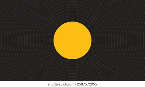 Illustration background sun light boho minimalist unique design
