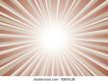 Ilustración del fondo con Sunburst