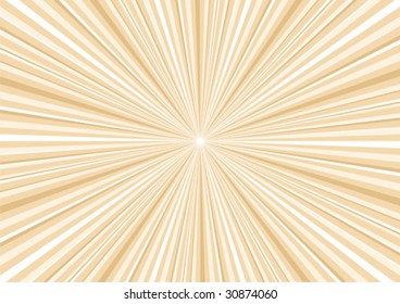 Illustration of background with Sunburst