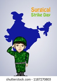 Illustration of Background for Surgical Strike Day