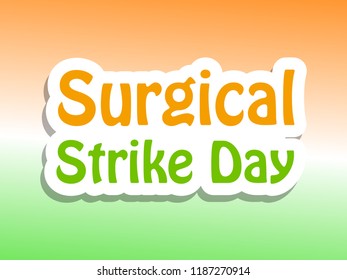 Illustration of Background for Surgical Strike Day