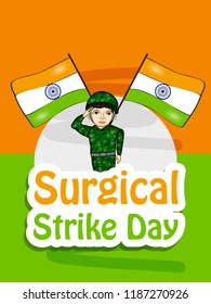 Illustration of Background for Surgical Strike Day