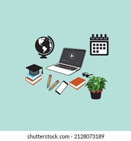illustration background template design vector