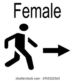 Ilustración del icono de textura de fondo personas corriendo dirección de flecha