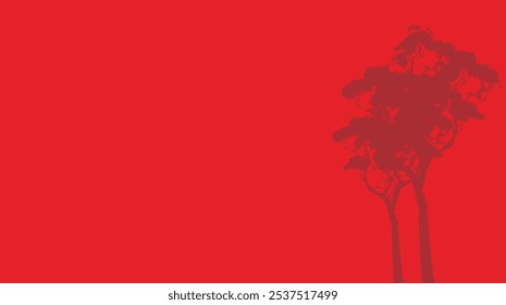 Illustration Hintergrund Baum Silhouette 