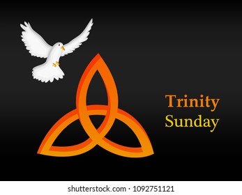 Illustration of background for Trinity Sunday