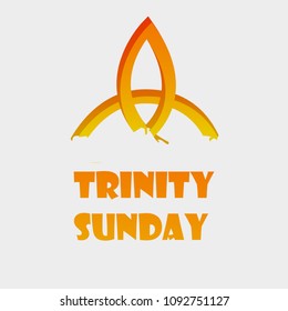 Illustration of background for Trinity Sunday