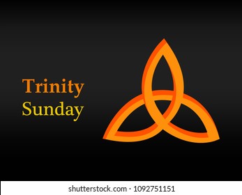Illustration of background for Trinity Sunday