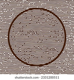 ILLUSTRATION BACKGROUND TURING ABSTRACT LINE PATTERN DESIGN BROWN COLOR VECTOR GOOD FOR WALLPAPER, COVER,POSTER 