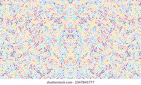 ILLUSTRATION BACKGROUND TURING ABSTRACT LINE PATTERN COLORFUL ELEMENT DESIGN VECTOR GOOD FOR WALLPAPER, COVER,POSTER 