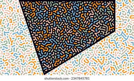 ILLUSTRATION BACKGROUND TURING ABSTRACT LINE PATTERN COLORFUL ELEMENT DESIGN VECTOR GOOD FOR WALLPAPER, COVER,POSTER 