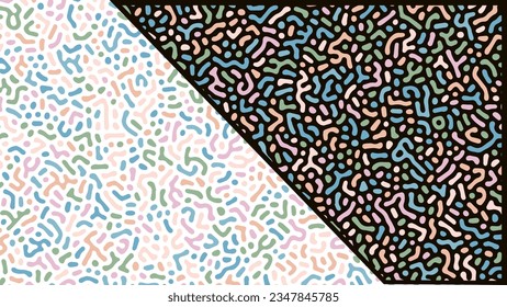 ILLUSTRATION BACKGROUND TURING ABSTRACT LINE PATTERN COLORFUL ELEMENT DESIGN VECTOR GOOD FOR WALLPAPER, COVER,POSTER 