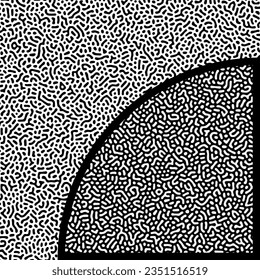 ILLUSTRATION BACKGROUND TURING ABSTRACT LINE PATTERN DESIGN DARK COLOR VECTOR GOOD FOR WALLPAPER, COVER,POSTER 