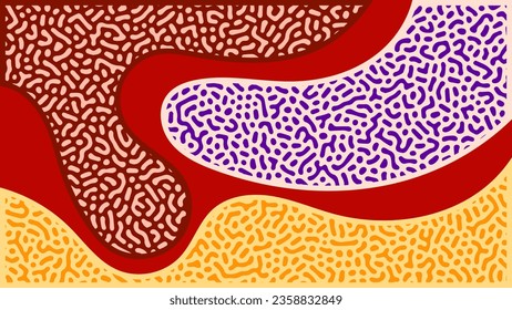 ILLUSTRATION BACKGROUND TURING ABSTRACT LINE PATTERN DESIGN PASTEL COLOR VECTOR GOOD FOR WALLPAPER, COVER,POSTER 