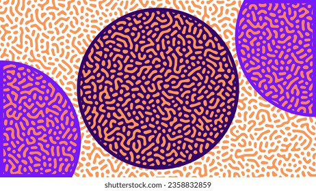 ILLUSTRATION BACKGROUND TURING ABSTRACT LINE PATTERN DESIGN PASTEL COLOR VECTOR GOOD FOR WALLPAPER, COVER,POSTER 