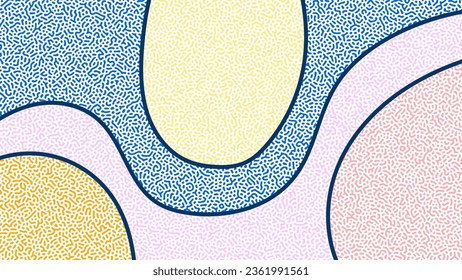ILLUSTRATION HINTERHINTERGRUND UMSCHÜTTERUNG ABSTRAKTER LINE PATTERN FARBSCHÖNER ELEMENTDESIGN VEKTOR GUT FÜR WALLPAPER, DECKER, POSTER 