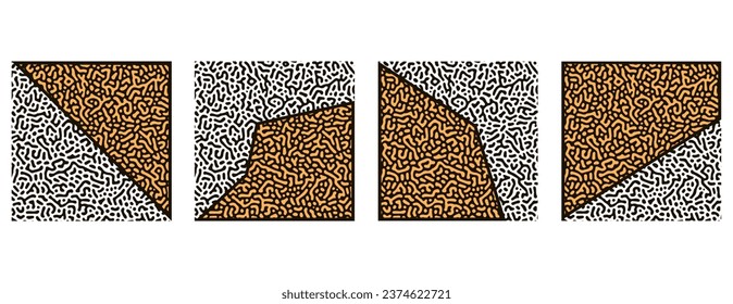 ILLUSTRATION BACKGROUND TURING ABSTRACT LINE PATTERN DESIGN COLOR VECTOR GOOD FOR WALLPAPER, COVER,POSTER 