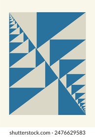 Illustration of the background of unusual modern material design. abstract background from an arrangement of triangles