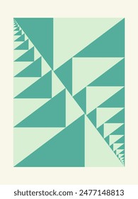 Illustration of the background of unusual modern material design. abstract background from an arrangement of triangles