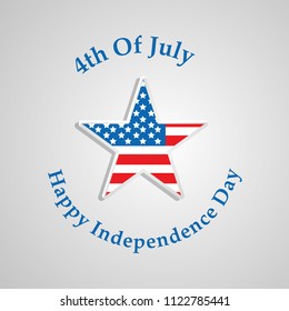 Illustration of background for USA Independence Day