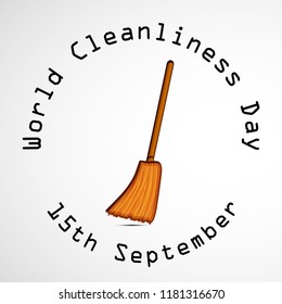 Illustration of background for World Cleanliness Day or Swachh Bharat Abhiyan,  is a massive movement that seeks to create a Clean India by the Government of India