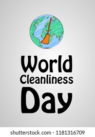 Illustration Background World Cleanliness Day Swachh Stock Vector ...